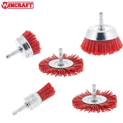 China Metal 5PC Nylon Abrasive Brush and Wire Set for sale