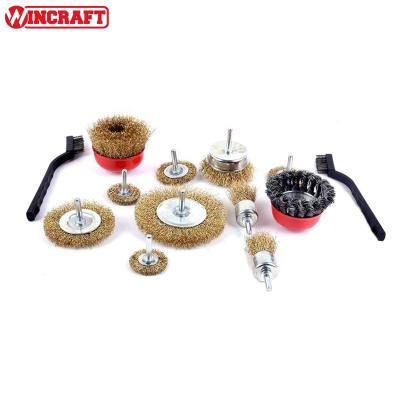 China Rust removal 13PC Wire Wheel & Cup Brushes Kit for sale