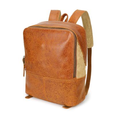 China YD-8173 Lightweight New Products Genuine Crazy Horse Leather Backpack for sale