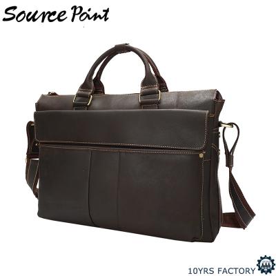 China YD-09946 High Quality Famous Brand Briefcase Crazy Horse Leather Bag for sale