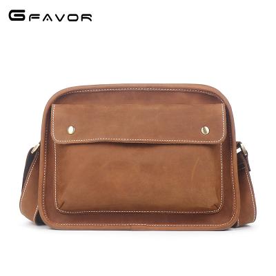 China High Quality Sling Genuine Leather Bag For Men Strap Anti-theft Cross One - Body Shoulder Bag for sale