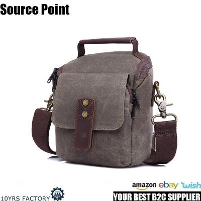 China YD-3190 Hot Sale Cotton Men Canvas Sling Satchel Outdoor Hike Bags Anti Theft for sale