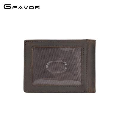 China Anti-theft Genuine Leather Wallets For Men-Handmade Vintage Large Bifold Wallet With Multi Card Holder for sale