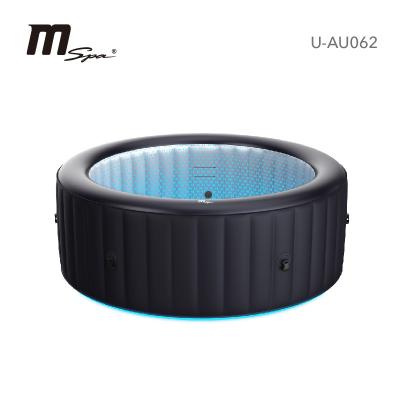 China Modern MSPA U-AU062 URBAN Aurora Round Bubble Spa (6 bathers) - with LED light strip, inflatable whirlpool, hot tub for sale