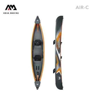 China DWF Tomahawk Air-C Inflatable Kayak For Sale And 2+1 Person Recreational Inflatable Canoe for sale