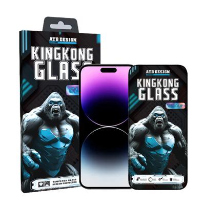 China Mobile Phone ATB Toughened Gorilla Glass HD Clear no Bubbles 9H for Iphone 14 Screen Protector Tempered Glass for sale