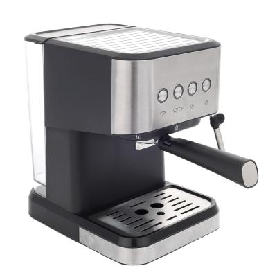 China OEM 15 Bar Espresso Machine Stainless Steel Easy To Use/Clean Coffee Makers With Steam Wand Cappuccino Coffee Maker for sale