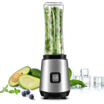 China Small Easy To Use/Clean Stainless Steel Blender With Spout Portable Outdoor Fruit Juicer Personal Smoothies Blender for sale