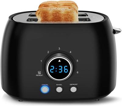 China Wholesale 2 Slice Retro Stainless Steel Bread Toaster Easy To Use/Clean Bread Toaster With Custom Logo Retro Toaster for sale