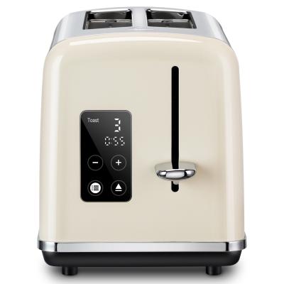 China Easy to Use/Clean Customize Logo Electric Automatic Toasters with Extra Timer Function 2 Wide Slice Slots Toaster for sale