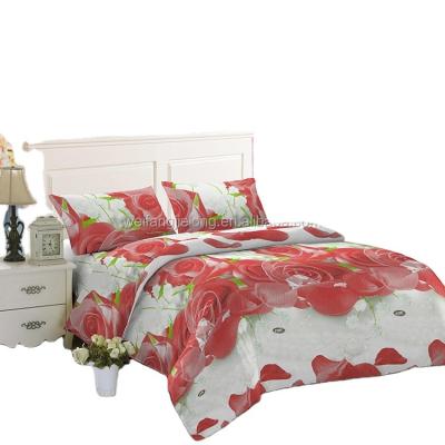 China Chinese Anti-Static Bedding Set Polyester Bedspread Dispersion Printing Duvet Cover Set for sale