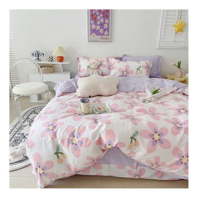 China High Quality Brighter Color Pattern Anti Pill Porcelain Soft Cotton Bed Sheet Fabric for sale