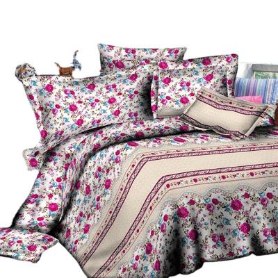 China TWILL Printed Modern 100% Cotton Fabric Bed For Sheet Sets for sale