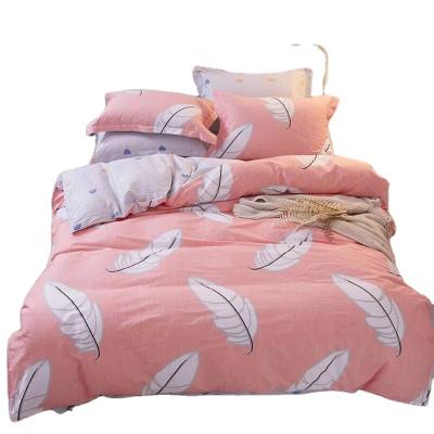 China Microfiber 130gsm Single King Scatter Print Bedding Set For Home for sale