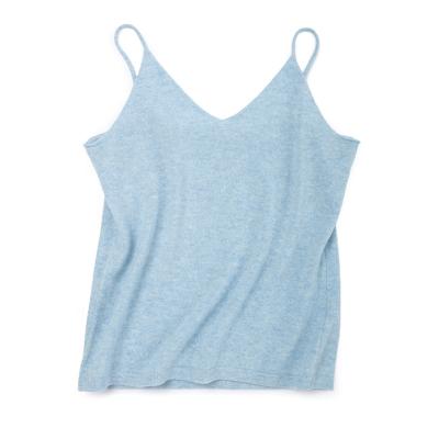 China Women Ladies Cashmere Camisole Sweater Tank Tops QUICK DRY Girls Knitted T-Shirt Women for sale