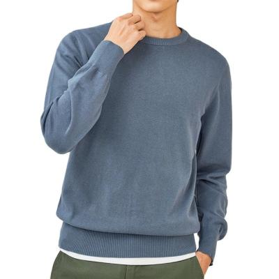 China Autumn Winter Men's Autumn Winter Men's 12GG Crew Neck Cashmere Cashmere Blend Sweater Breathable Knitted Single Sweater Jumper Men for sale