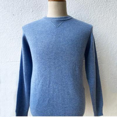 China Winter Breathable Men's Knitted Turtle Neck 7GG Cashmere No Sweater Jumper Men Jersey Stitch Thick Merino Wool Blend Sweater for sale