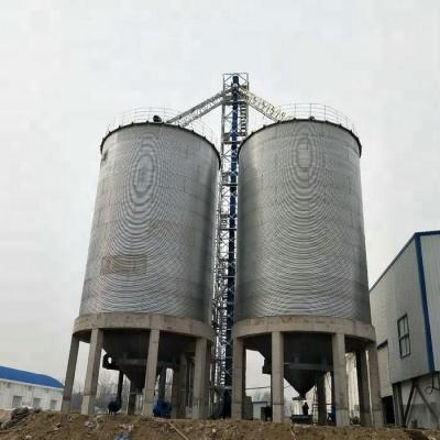 China Farm used corrugated plate steel grain silo 1000 ton for sale for sale