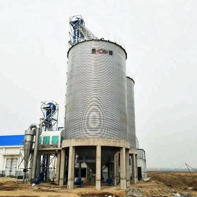 China Factory Price 1000tons Steel Wheat Grain Silo 10m*10m*22.84m Storage Grain Usage for sale