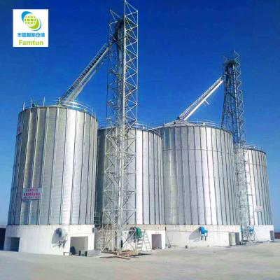 China Factory price farm used grain flat-bottom galvanized steel silo for sale