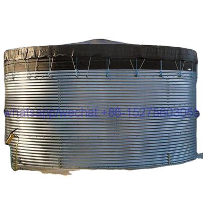 China galvanized water tank 30m3 -1000 m3 Hot sale galvanized steel foldable water tank 5000 litres for sale