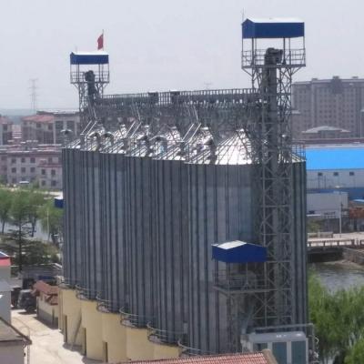 China Large Capacity Silo High Quality 10000ton Bolted Assembly Corrugated Steel Silo Flat Bottom for sale