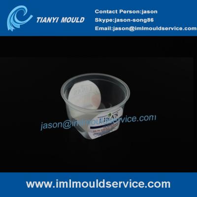 China professional china plastics IML Containers injection mould making, IML Containers mould for sale