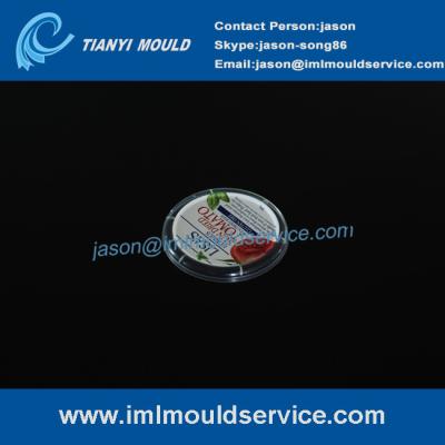 China IML Containers injection mould china maker，plastics IML Containers injection mould system for sale