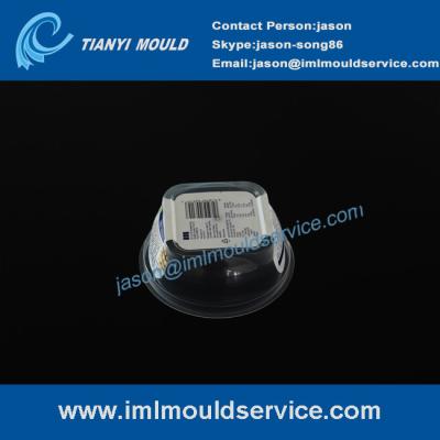 China high speed IML containers injection mold, plastics IML Containers mould tools for sale