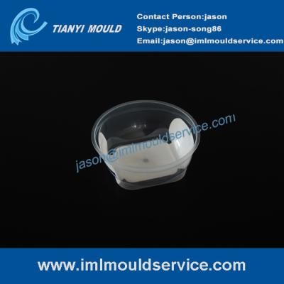 China Plastic IML Containers injection mould produced, export plastics IML Containers mould for sale