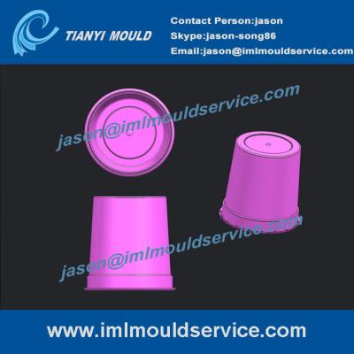 China 1L thin wall ice cream container mould，thin wall ice cream tub products design for sale