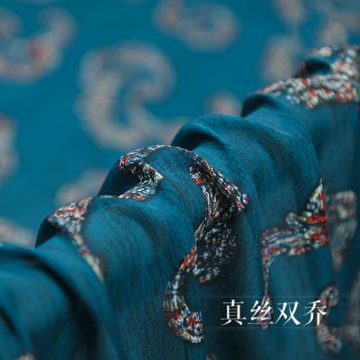 China Pure Silk Crepe Chine Fabric 100% Silk Fabric Wholesale For Dress for sale