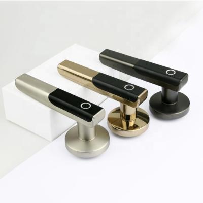 China Financial Staff Latest Design Smart Door Lock Fingerprint Door Knob Fingerprint Lock for sale