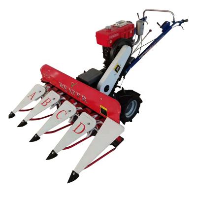 China Hot Selling Mini Type Rice Wheat Harvesting Machine Rice Reaper for sale