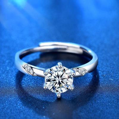 China Dropshipping Lead Free Nickel Free 1 Carat Diamond Ring Lab Grown Diamond Wedding Ring Engagement For Women Girl From China Jewelry Factory for sale