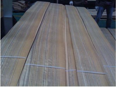 China Natural African Teak Wood Veneer Sheet Crown/Quarter Cut for sale