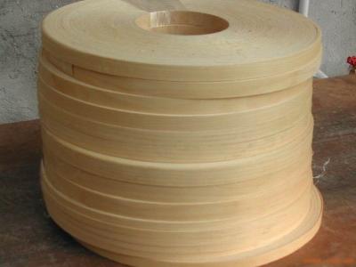 China Fleeced Back Wood Veneer Edge Banding Tapes / Rolls for sale