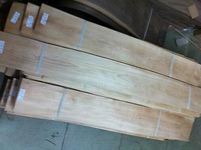 China Natural Chinese Cherry Wood Flooring Veneer Sheet , Cut To Size Veneer for sale