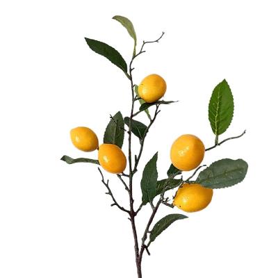 China Other hot selling almost natural artificial lemon fruit for indoor and outdoor decoration for sale