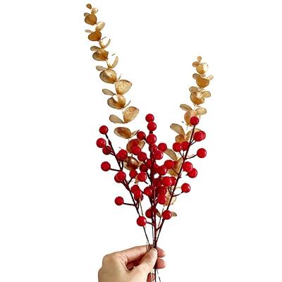 China Best Home Decoration Wedding Decoration Christmas Wedding Backdrop Wholesale Gold Home Artificial Flowers for sale