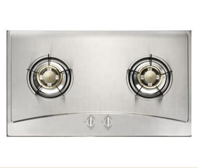 China S268 Household 2 Burner 86cm Stainless Steel Gas Hob Gas Stove Gas Cooker for sale