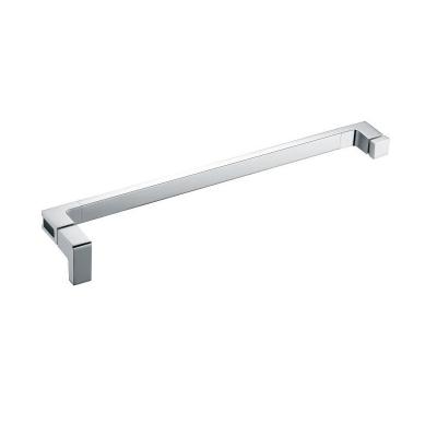 China Eco - Friendly Chrome OLANG Glass Bathroom Door Handle for sale