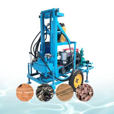 China High drilling efficiency 50m 100m good water well drilling equipment small water drilling rigs digging drilling machine for salemachinery for sale