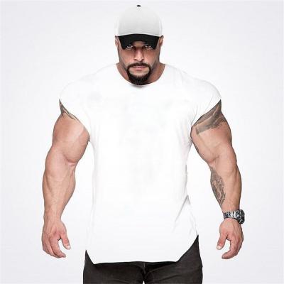 China 2021 New Arrival Fitness Sports Designer Custom Gym Tank Tops Men Workout Anti-Wrinkle Jogging Sleeveless T-shirt Tops for sale