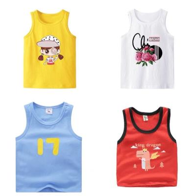 China Children summer anti-pilling anti-pilling sleeveless breathable vest cotton underwear for boys for sale