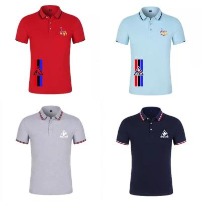 China Good Quality Short Sleeve Sublimation Polo Shirts 100%cotton Golf Polo For Men for sale