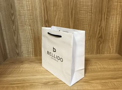 China FSC Kraft Paper Shopping Bags for sale