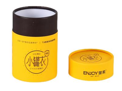 China 157gsm Paper Cylindrical Gift Box With Lid CMYK Printing for sale