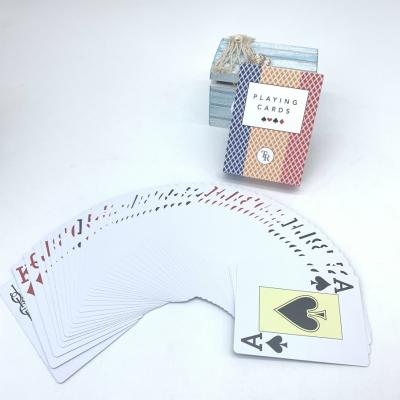 China 63*88mm 54Cards With 0.32mm Thickness 100% Plastic Poker Cards for sale