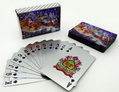 China Flexible 0.32mm Waterproof Plastic Playing Cards for sale